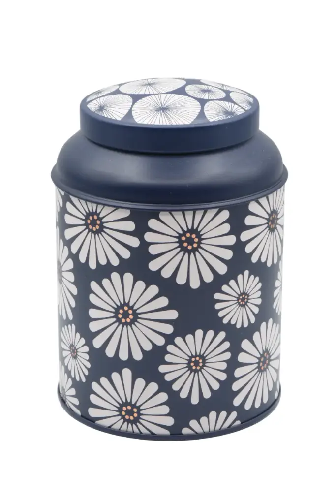 Boîte à thé "AMAMI" bleu