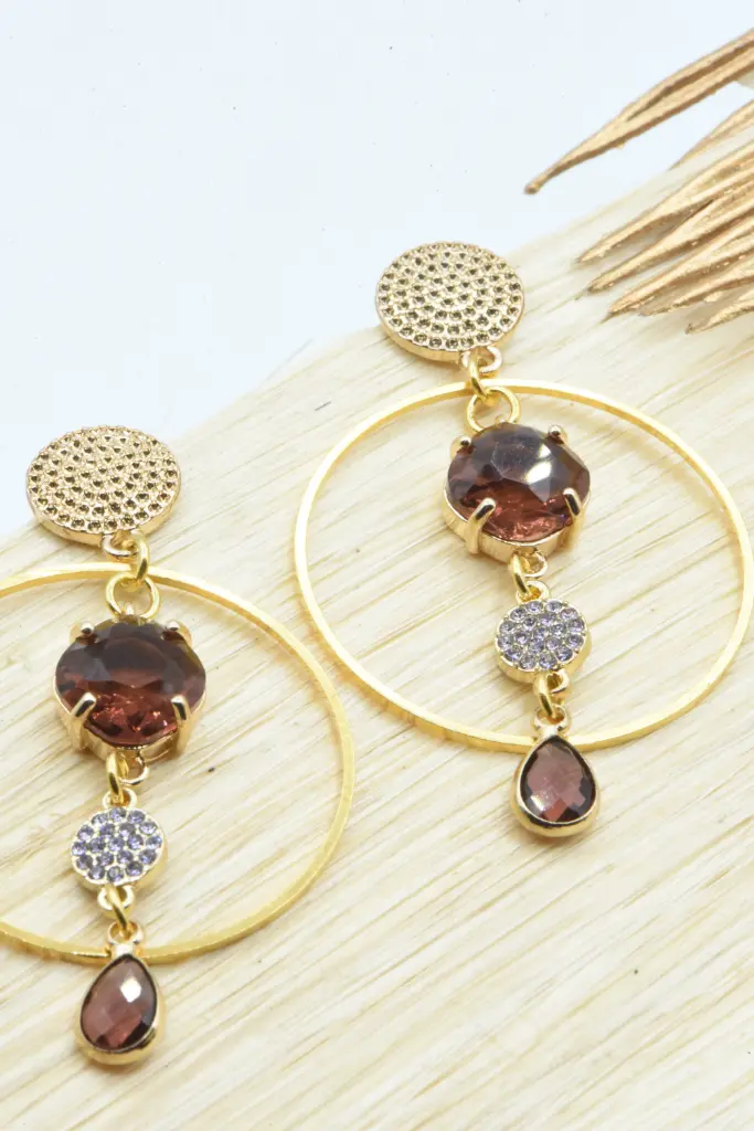 BO "CIRCLES" cognac - 013