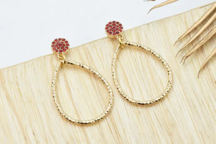 BO "CIRCLES" - " CHIARA" rouge