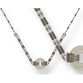 Collier "ART-DECO" - Nacre 003