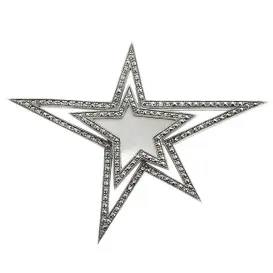 Broche "ART-DECO" - Nacre 001