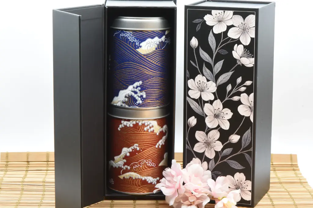 Coffret WASHI "HOKUSAï" 2x50 gr - Thé japonais aromatisés.