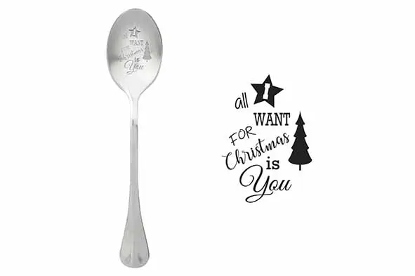 Message Spoon - "All I want for Xmas is you"