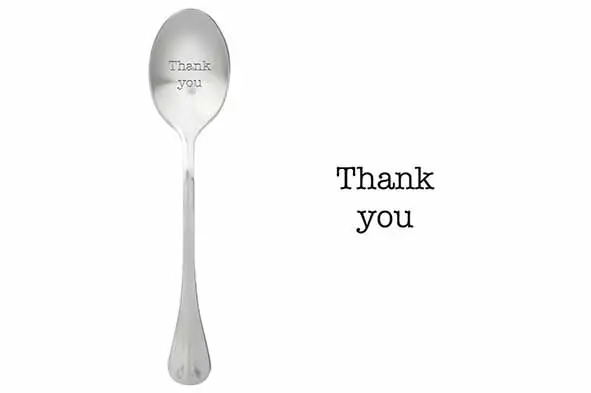 [5894165] Message Spoon - "Thank You"