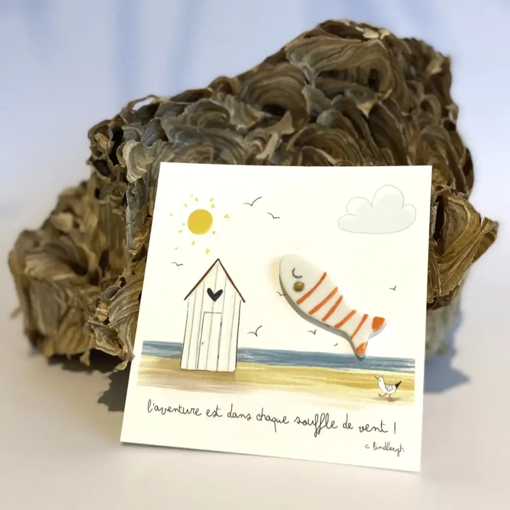 Broche "ACCROCHE-COEUR" - L'aventure