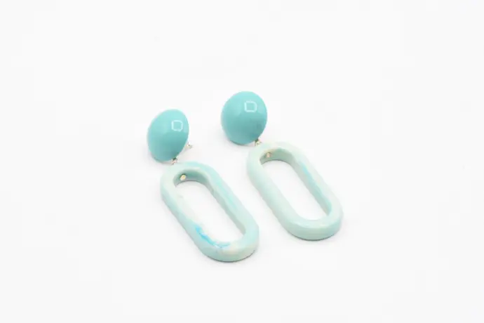 BO clip "Francine Bramli" 001 turquoise