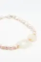 Collier de perle - "Géométrie" quartz