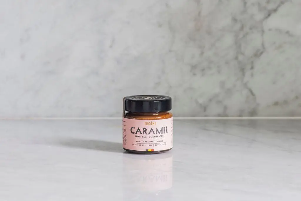 Pate à tartiner « CARAMEL BEURRE SALE » 120 gr - Bio (*)