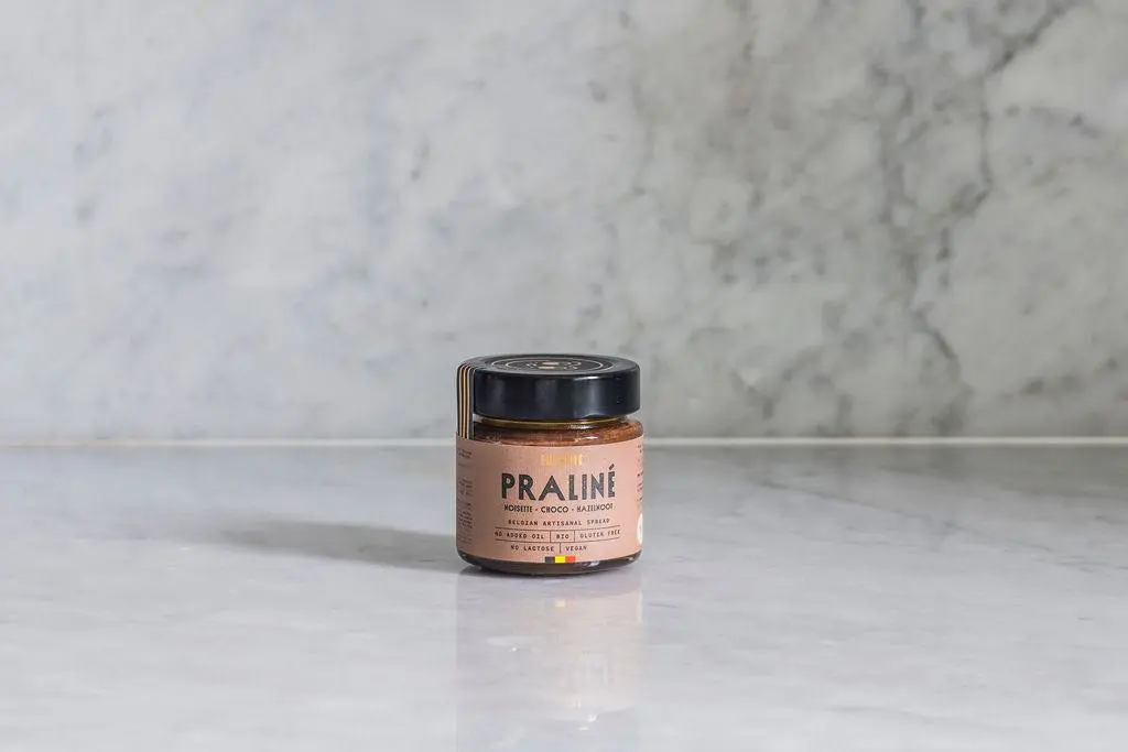 Pate à tartiner « PRALINE CHOCO NOISETTE » 120 gr - Bio (*)