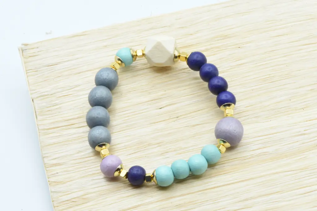 Bracelet "KIGUMI" Bleu-Turquoise