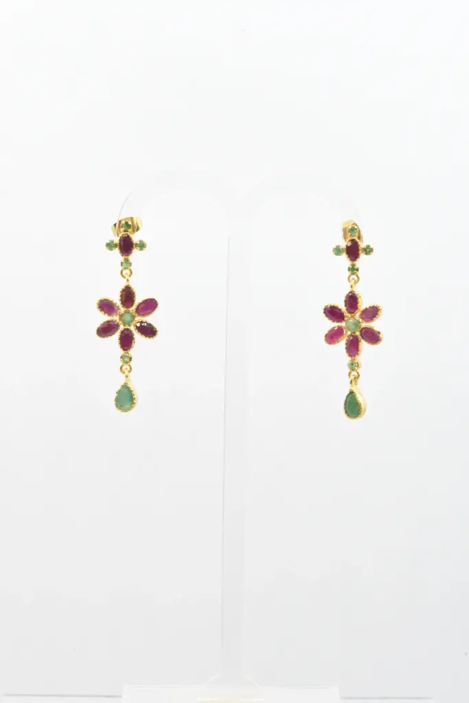 B.O. "DIAPERIS" "Flower" small grenat