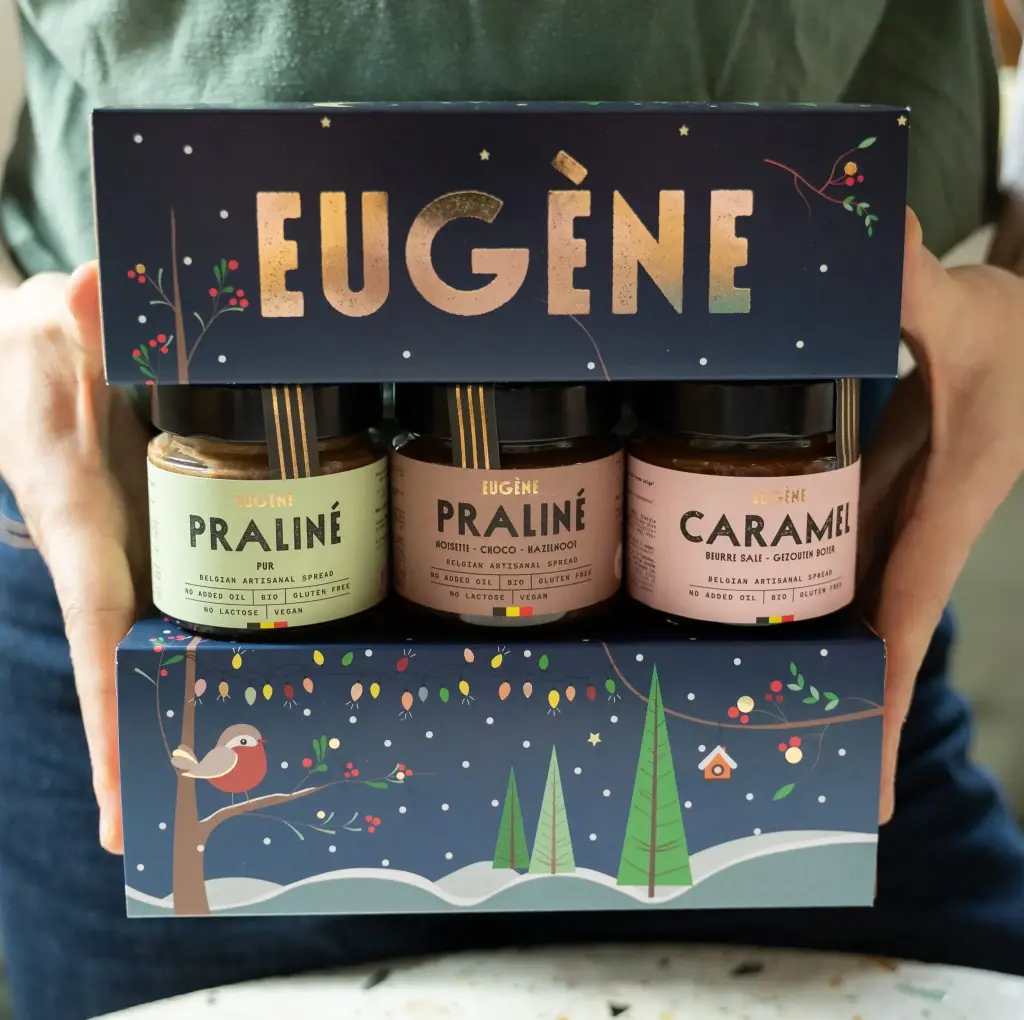 Coffret NOËL - "Eugène Chocolatier"  - Bio (*)