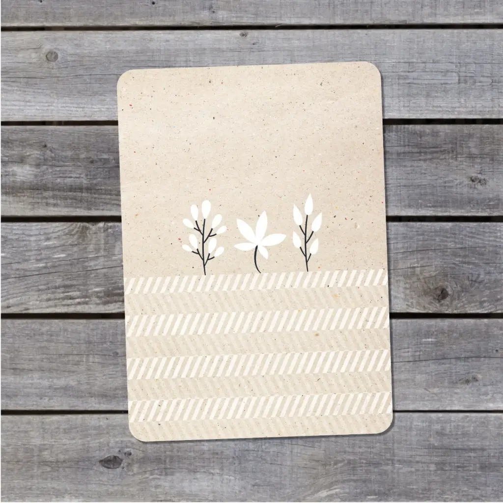 Carte Postale Pauline K. "FLEURS"