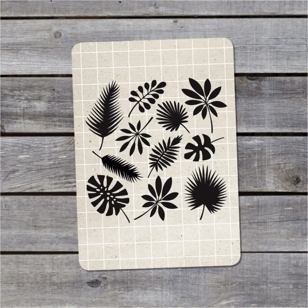 Carte Postale Pauline K. "FEUILLES"