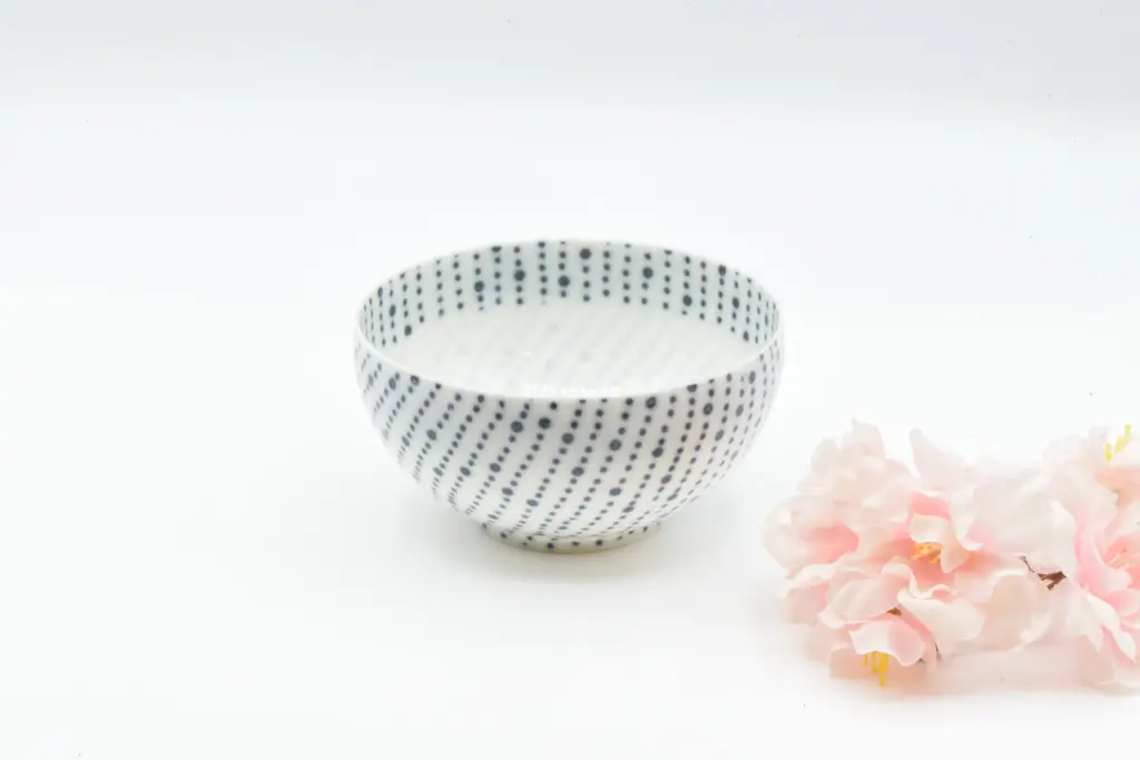 Tasse japonaise "LIGNE" bleu