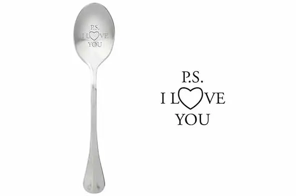 Message Spoon - "P.S. I Love You"