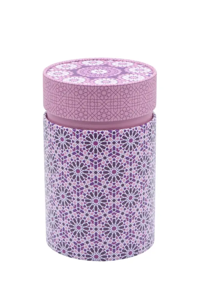 Boîte à thé "ANDALUSIA" rose