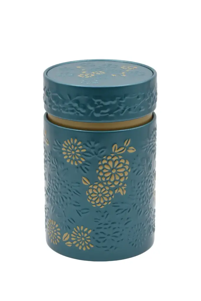 Boîte à thé "YUMIKO" pétrole