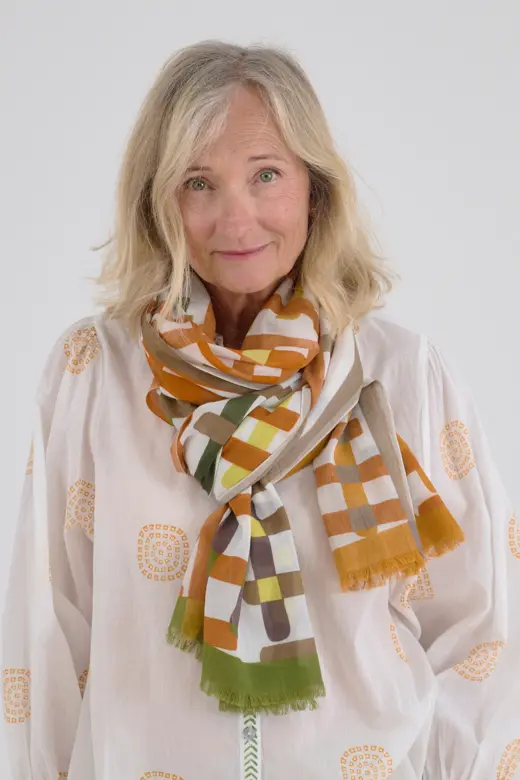 Foulard "RIO" brun - "STORIATIPIC"