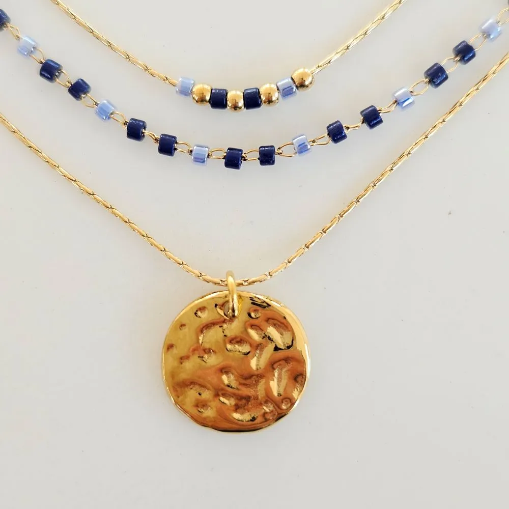 Collier LITCHI - "MIYUKI"  night