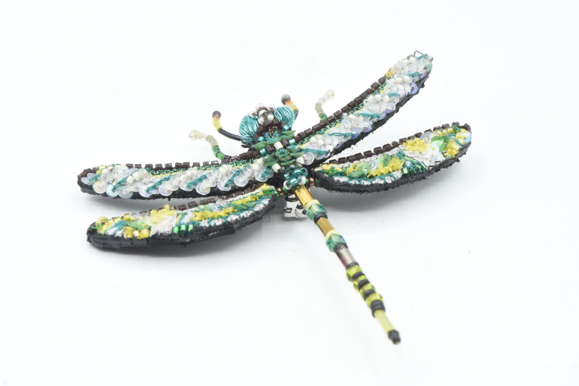 Broche "DRAGONFLY - GREEN DARNER"