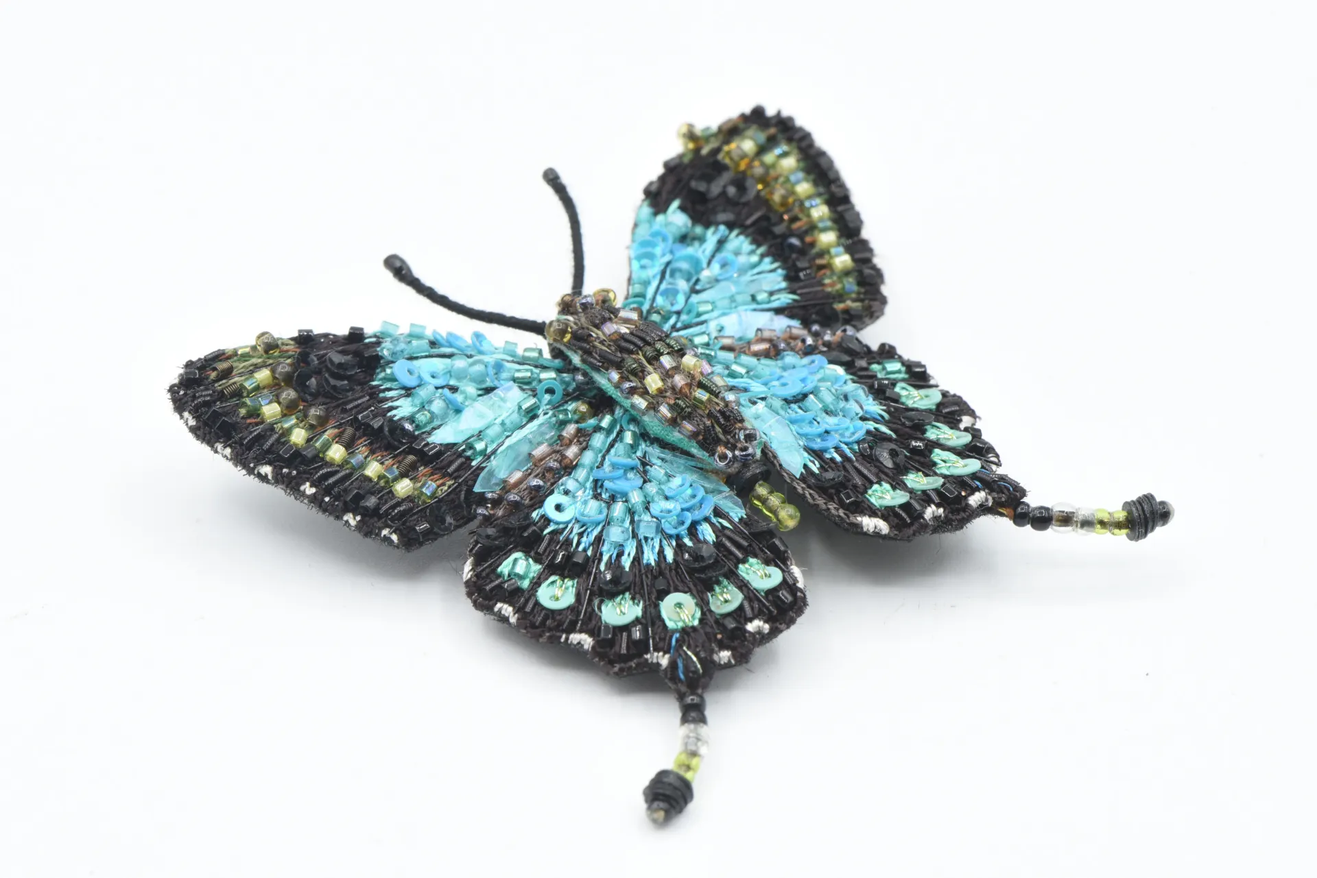 Broche "SEAGREEN SWALLOWTAIL BUTTERFLY"