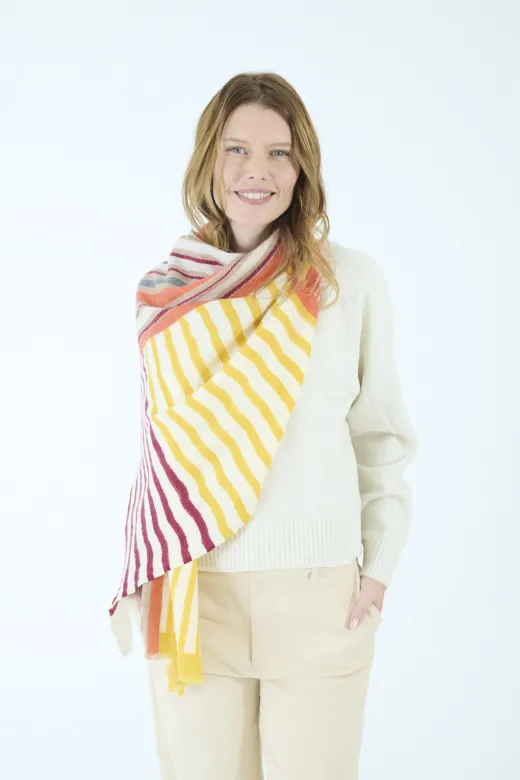 [charly jaune] Foulard "CHARLY" jaune - "STORIATIPIC"