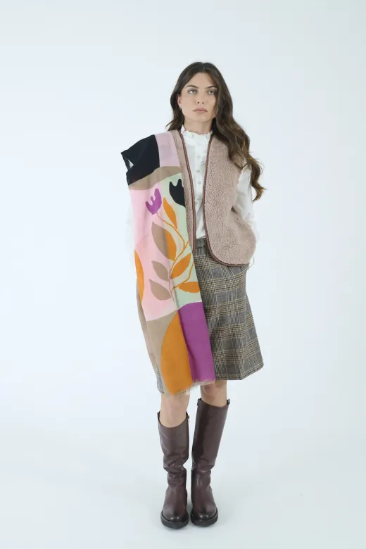[kiara orange] Foulard "KIARA" orange - "STORIATIPIC"