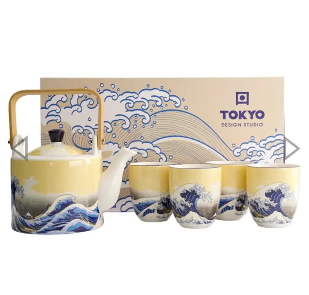 TEA SET kawaïï "HOKUSAï"