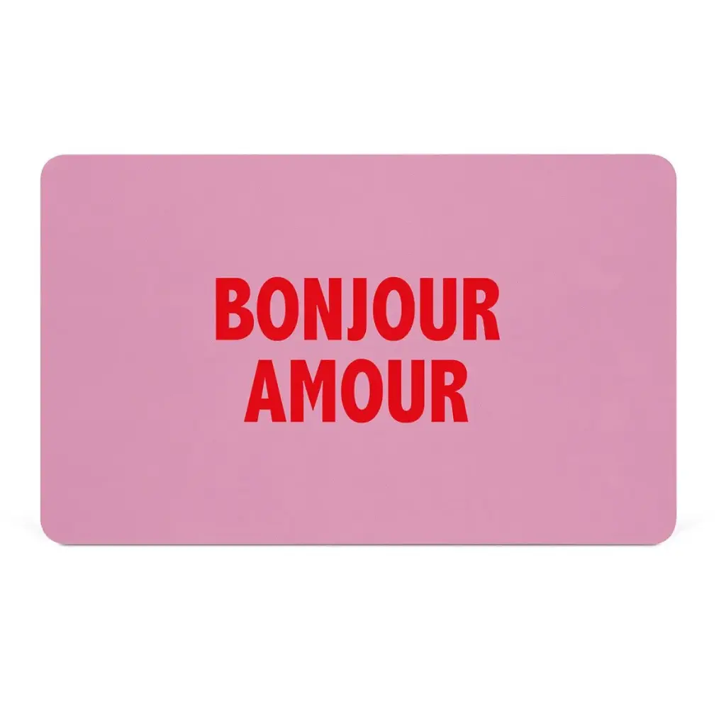 [586002711] Planche à pain "BONJOUR AMOUR"