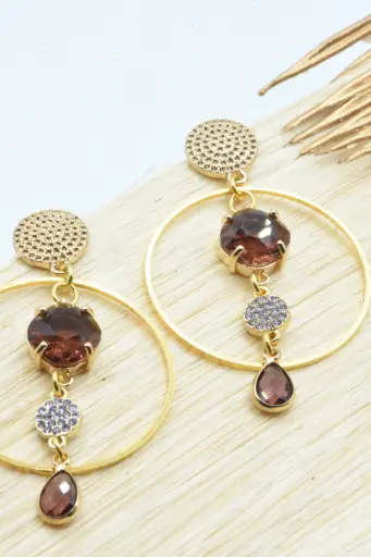 BO "CIRCLES" cognac - 013