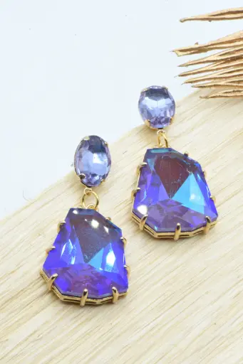 BO "CIRCLES" mauve - 019