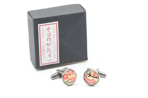 Bouton de manchette "TANUKI"