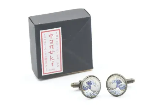 Bouton de manchette "TANUKI"