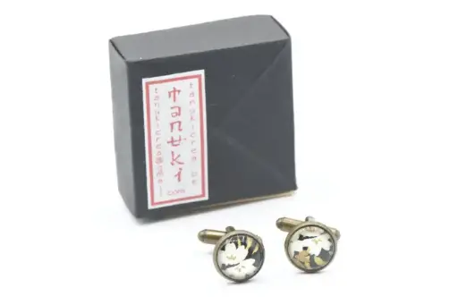 Bouton de manchette "TANUKI"