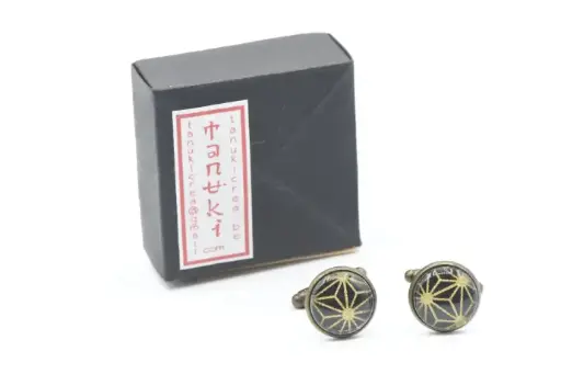 Bouton de manchette "TANUKI"