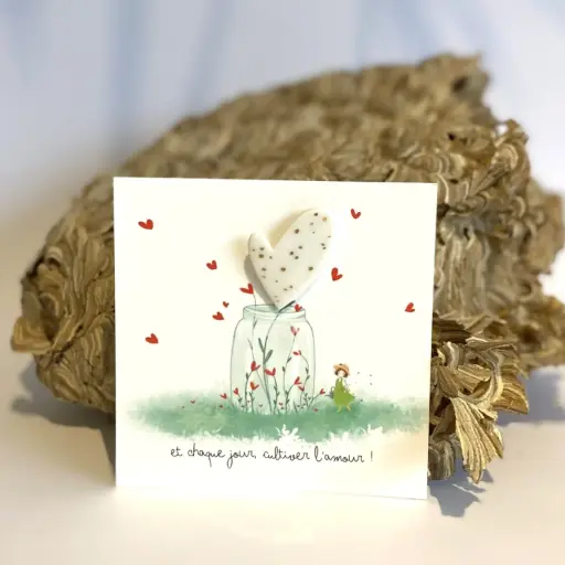 Broche "ACCROCHE-COEUR" - Cultiver l'amour