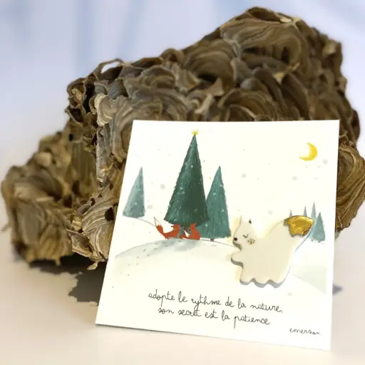 Broche "ACCROCHE-COEUR" - Le rythme de la nature