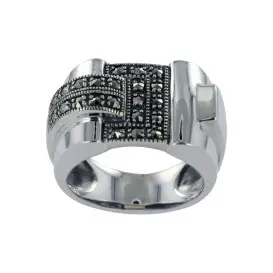 Bague "ART-DECO" - Marcassite 001