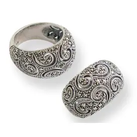 Bague "ART-DECO" - Marcassite 004