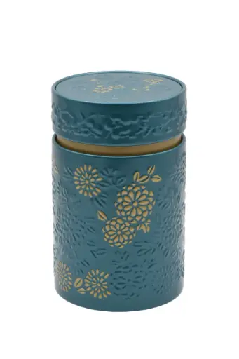 Boîte à thé "YUMIKO" pétrole