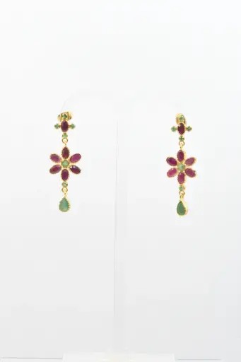 B.O. "DIAPERIS" "Flower" small grenat