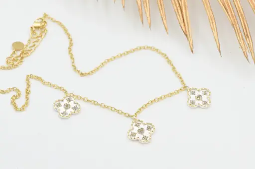 Collier DIAPERIS - "Pineto" argent