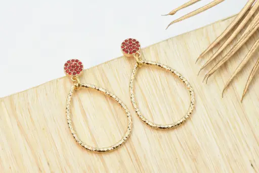 BO "CIRCLES" - " CHIARA" rouge