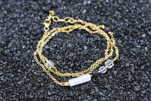 Collection "Diamond Beach" - Bracelelt triple