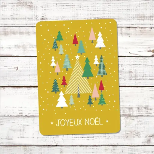 Carte Postale Pauline K. "XMAS GOLD"