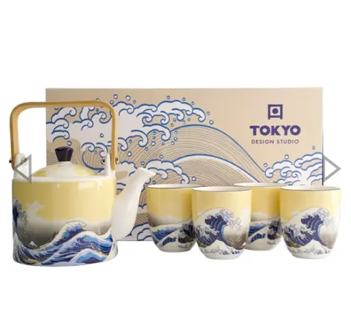 TEA SET kawaïï "HOKUSAï"