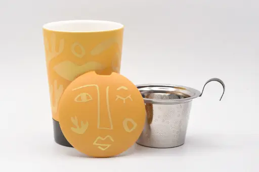 Tisanière "OPERA" jaune