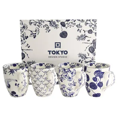 [16975] Set de tasses "FLORA JAPONICA"