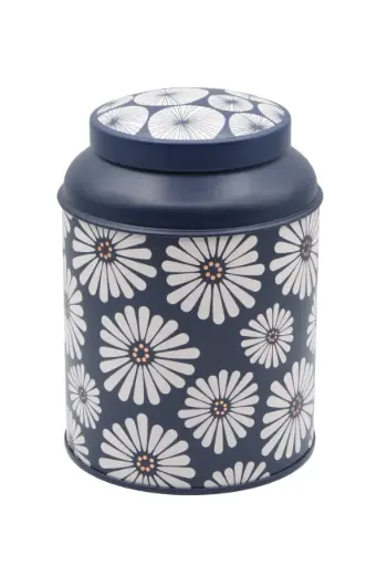 Boîte à thé "AMAMI" bleu